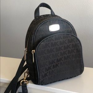 Michael Kors Black Mini Backpack